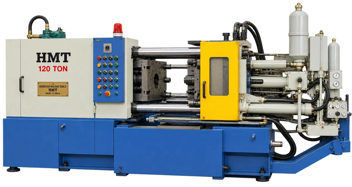 HMT 120 ton pressure die casting machine